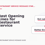 Best Opening Lines for Restaurant Service Messages