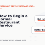 How to Begin a Formal Restaurant Service Message