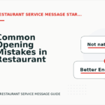 Common Opening Mistakes in Restaurant Service Messages