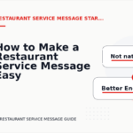 How to Make a Restaurant Service Message Easy to Understand